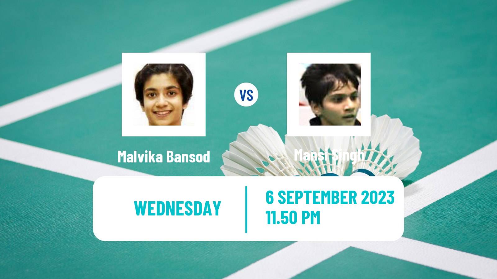 Badminton BWF World Tour Indonesia Masters 2 Women Malvika Bansod - Mansi Singh