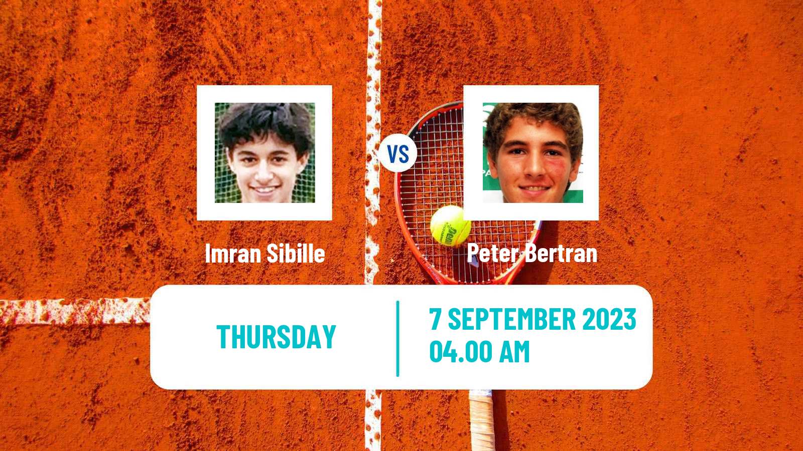 Tennis ITF M15 Monastir 36 Men Imran Sibille - Peter Bertran
