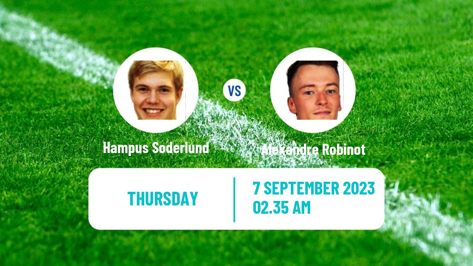 Table tennis Tt Star Series Men Hampus Soderlund - Alexandre Robinot