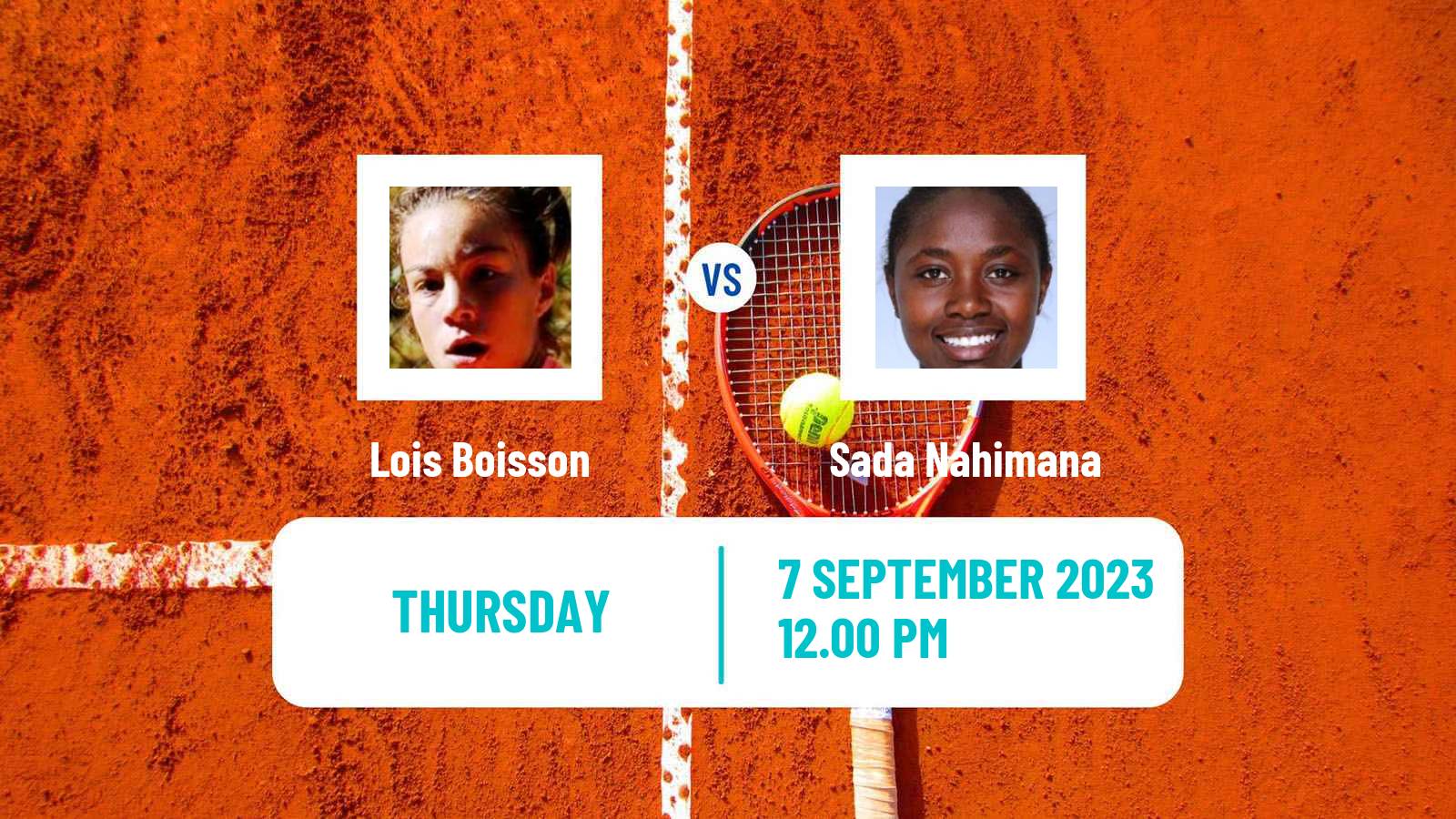 Tennis ITF W60 Montreux Women Lois Boisson - Sada Nahimana