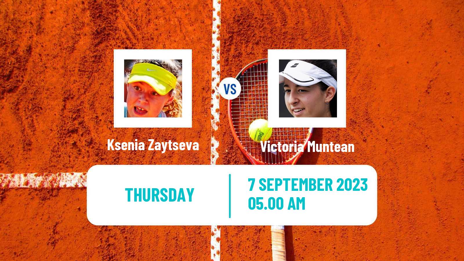 Tennis ITF W40 Saint Palais Sur Mer Women Ksenia Zaytseva - Victoria Muntean
