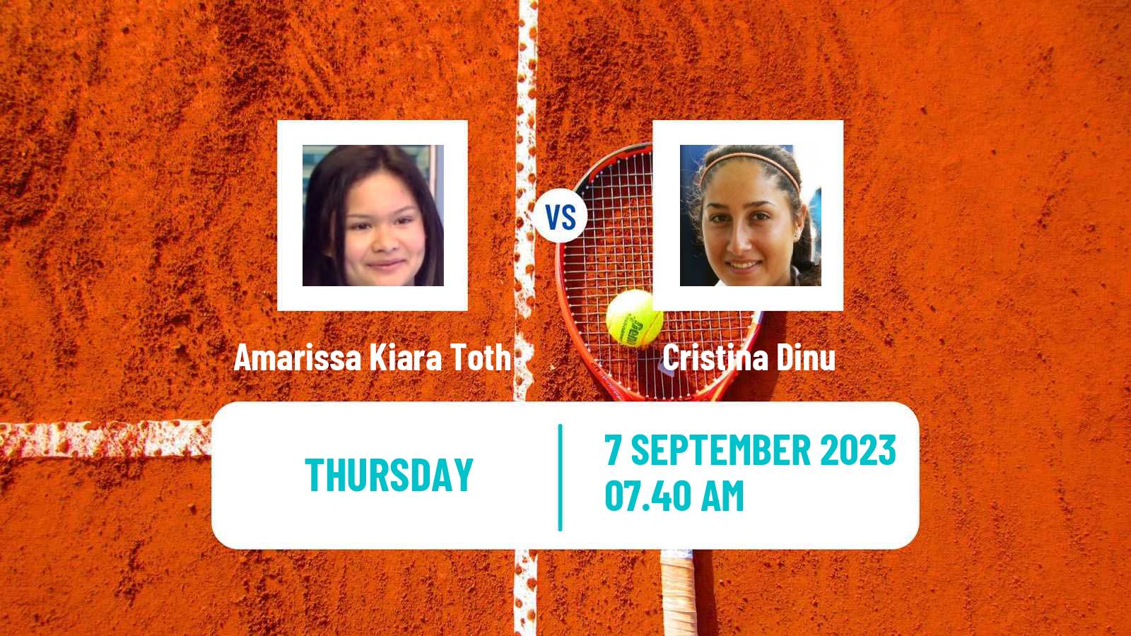 Tennis ITF W60 Vienna Women Amarissa Kiara Toth - Cristina Dinu
