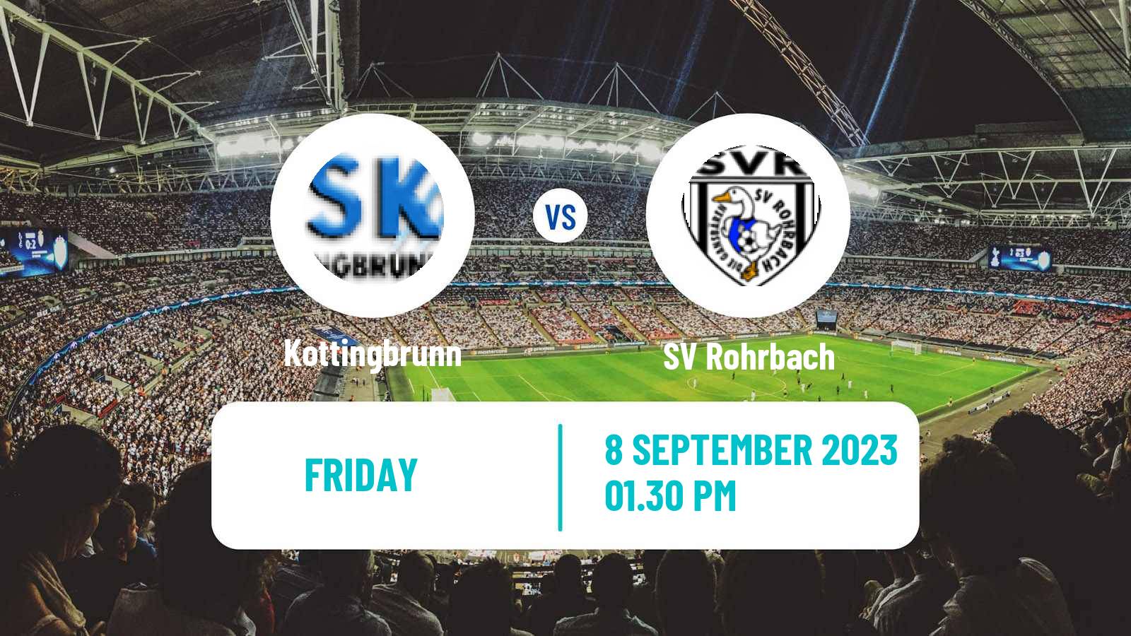 Soccer Austrian Landesliga Niederosterreich Kottingbrunn - Rohrbach