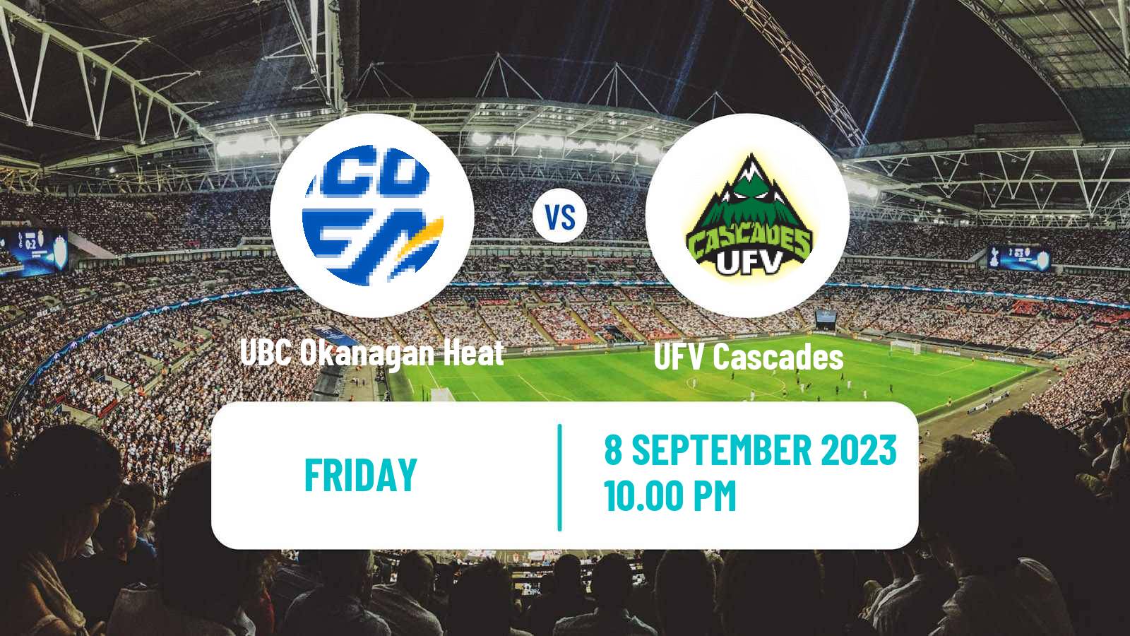 Football Canadian U Sports Soccer UBC Okanagan Heat - UFV Cascades