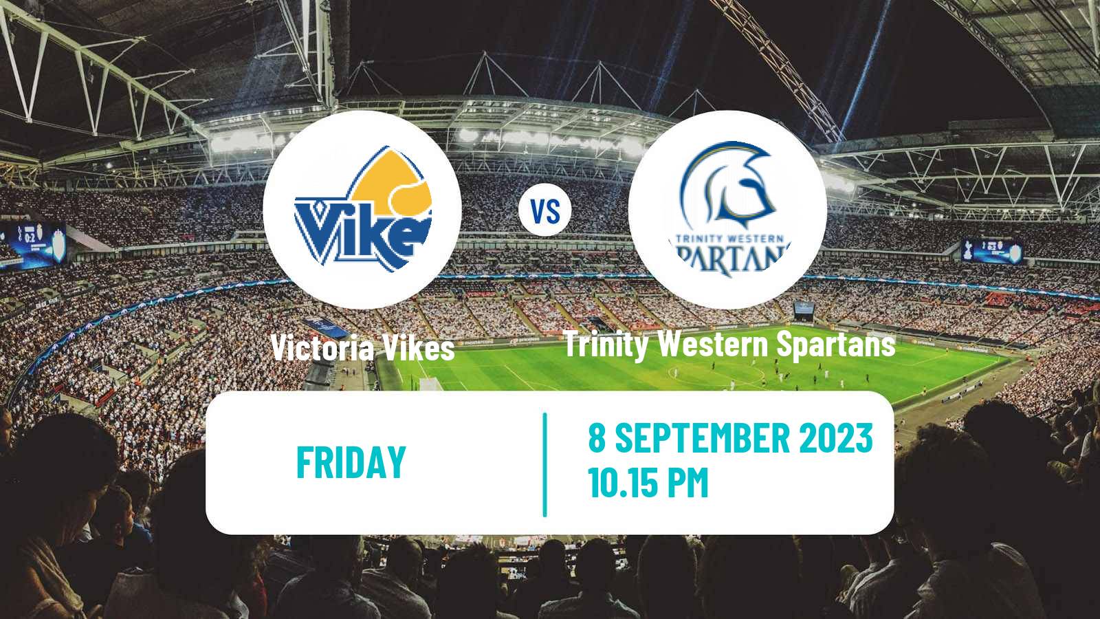 Football Canadian U Sports Soccer Victoria Vikes - Trinity Western Spartans
