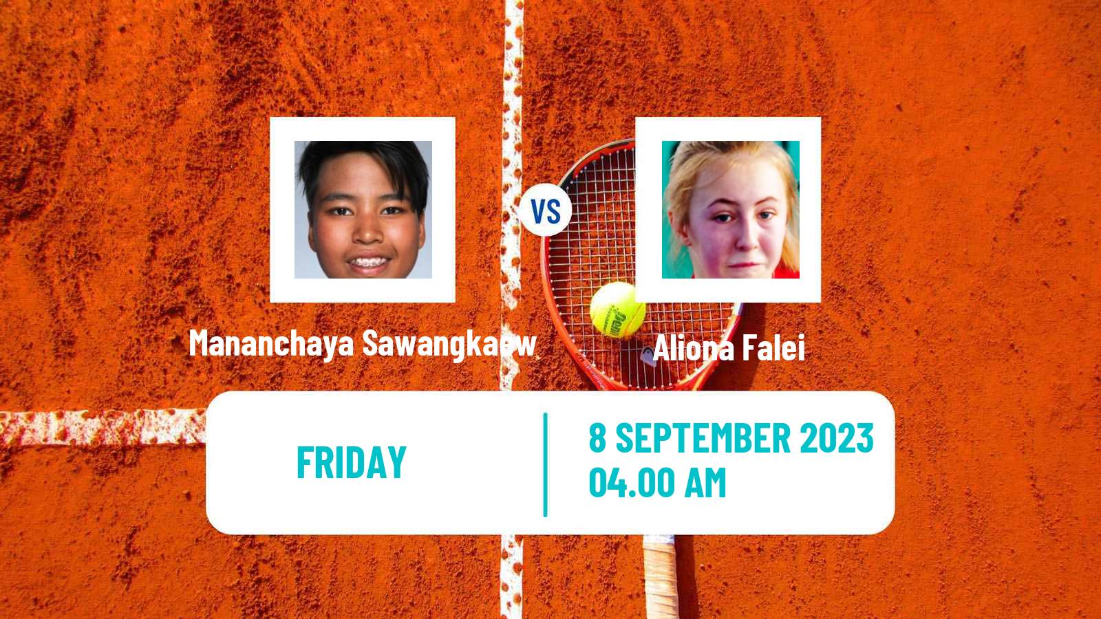 Tennis ITF W25 Nakhon Si Thammarat 4 Women Mananchaya Sawangkaew - Aliona Falei
