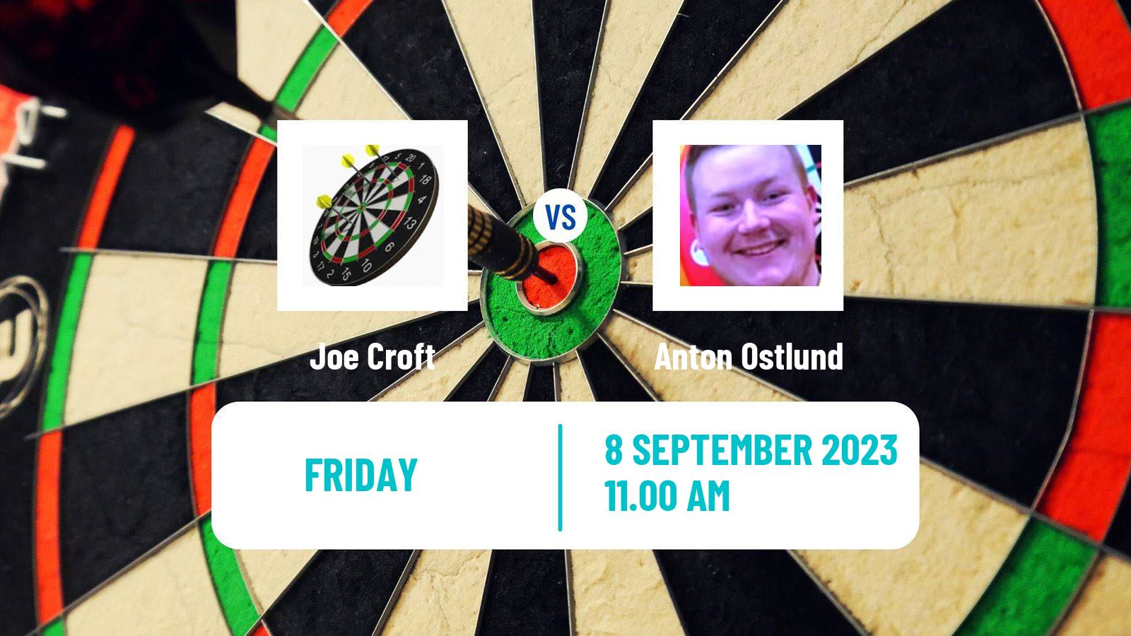 Darts Modus Super Series Joe Croft - Anton Ostlund