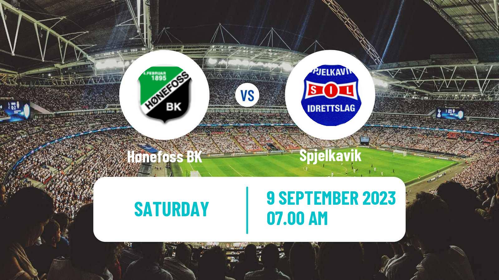 Soccer Norwegian Division 3 - Group 2 Hønefoss - Spjelkavik