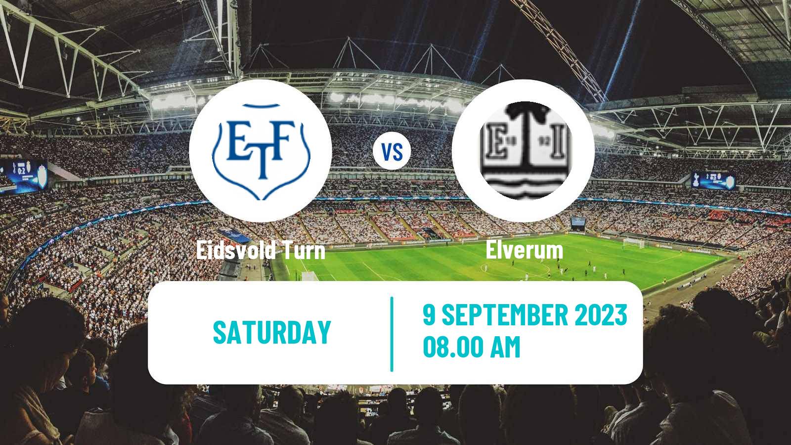 Soccer Norwegian Division 3 - Group 2 Eidsvold Turn - Elverum