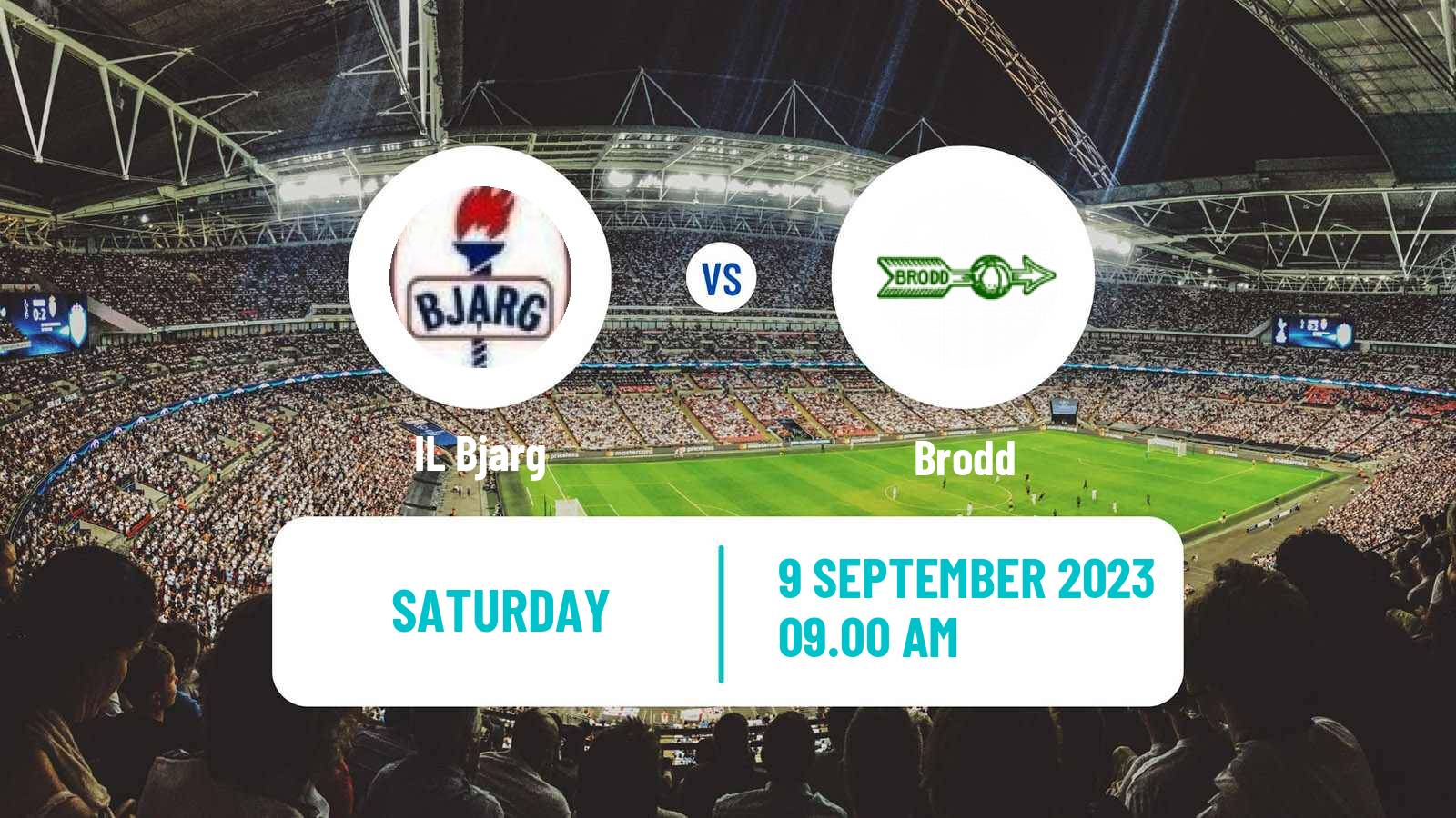 Football Norwegian Division 3 - Group 3 Bjarg - Brodd