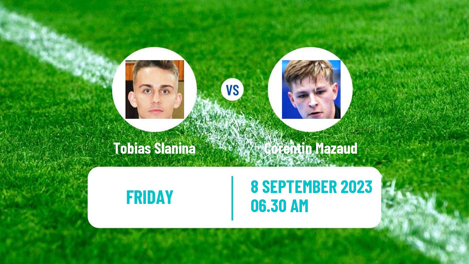 Table tennis Challenger Series Men Tobias Slanina - Corentin Mazaud