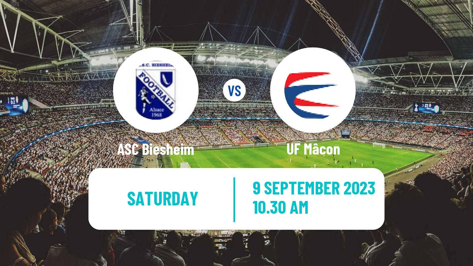 Football French National 2 - Group D Biesheim - Mâcon