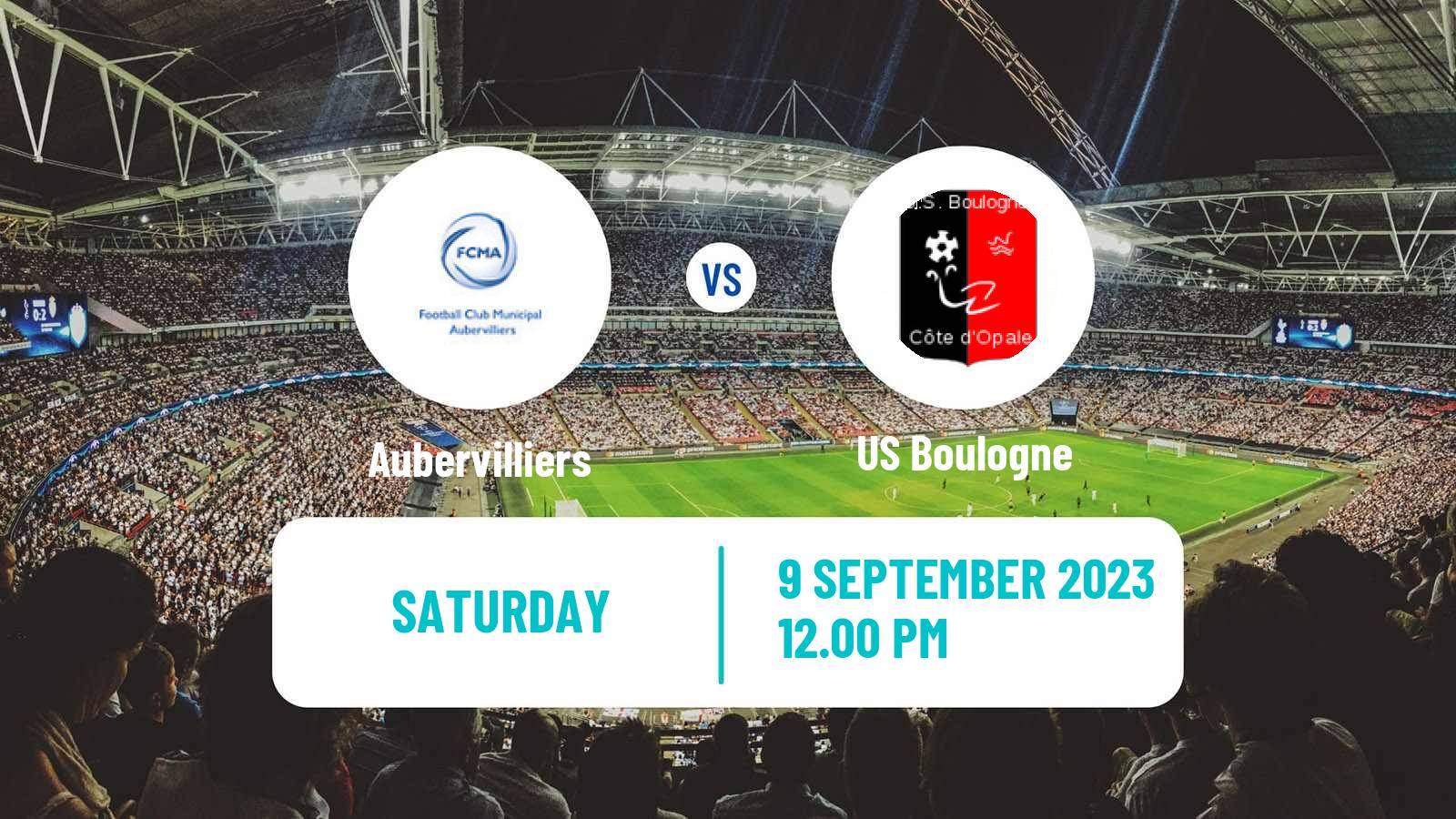 Soccer French National 2 - Group C Aubervilliers - Boulogne