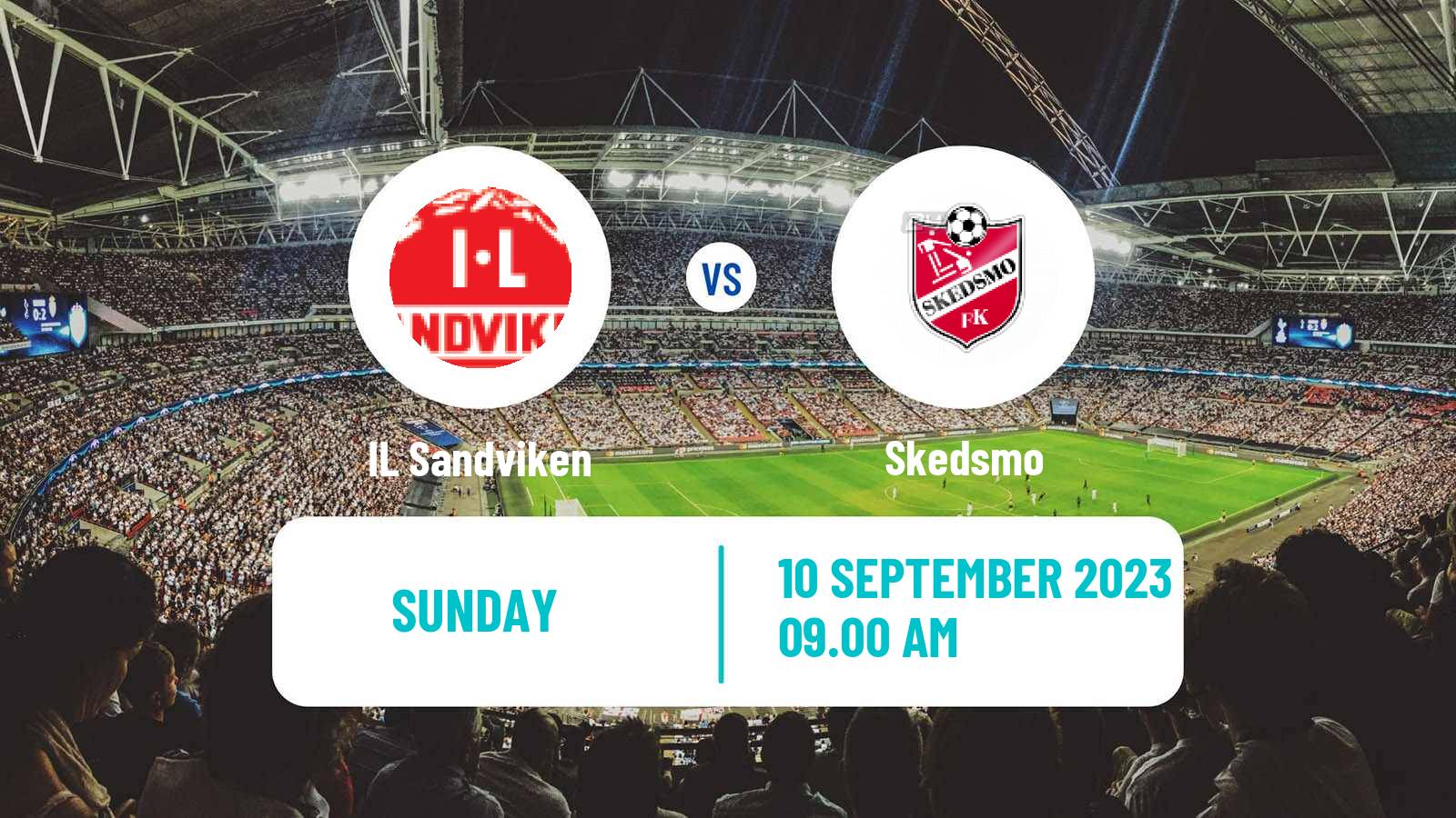Soccer Norwegian Division 3 - Group 1 Sandviken - Skedsmo