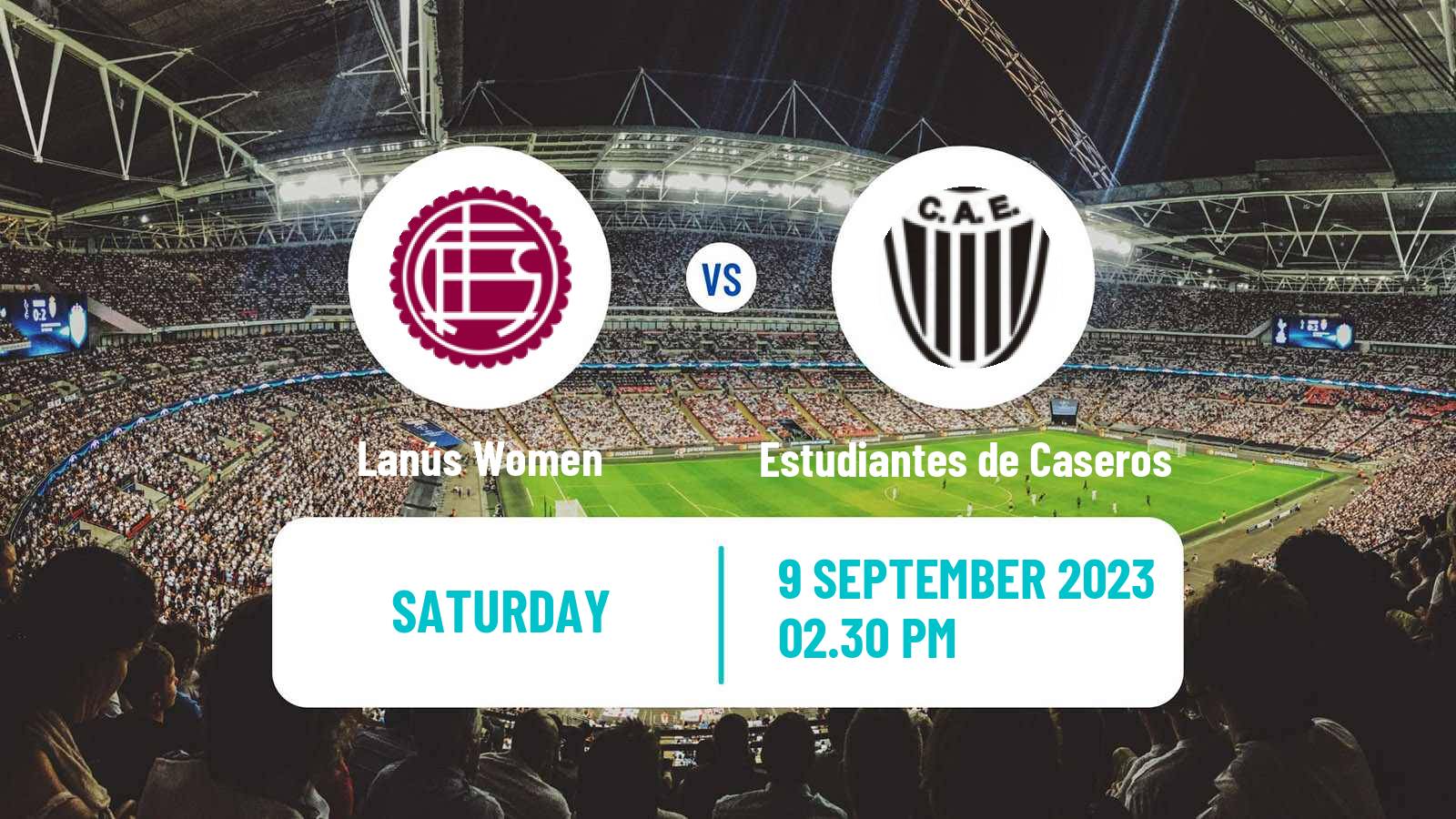 Soccer Argentinian Primera A Women Lanús - Estudiantes de Caseros