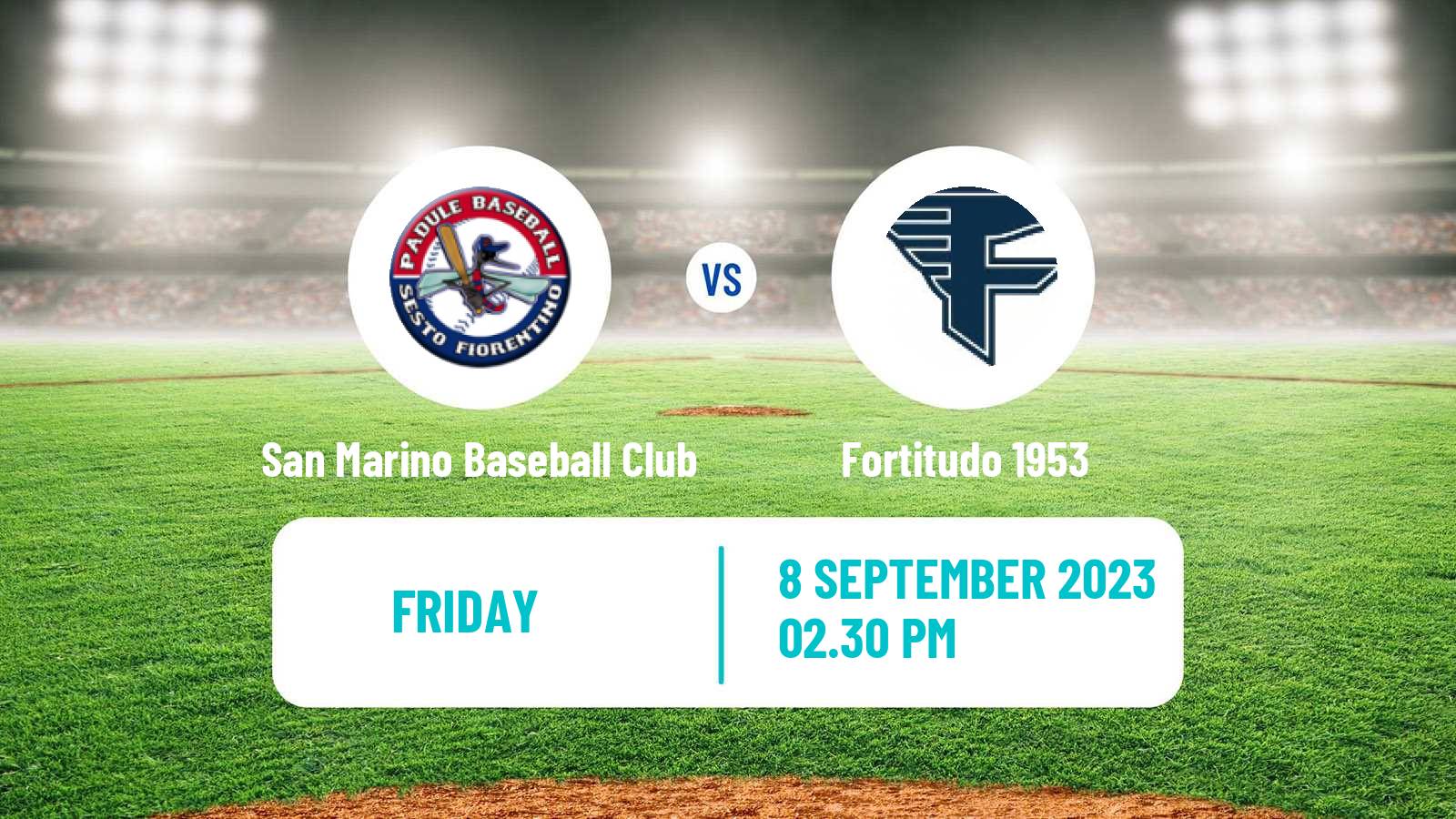 Baseball Italian Serie A1 Baseball San Marino Baseball Club - Fortitudo 1953