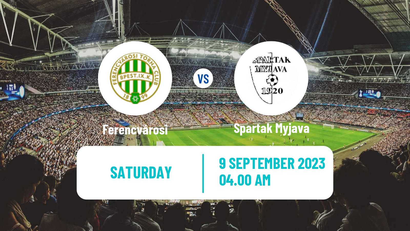 Soccer UEFA Champions League Women Ferencvárosi - Spartak Myjava