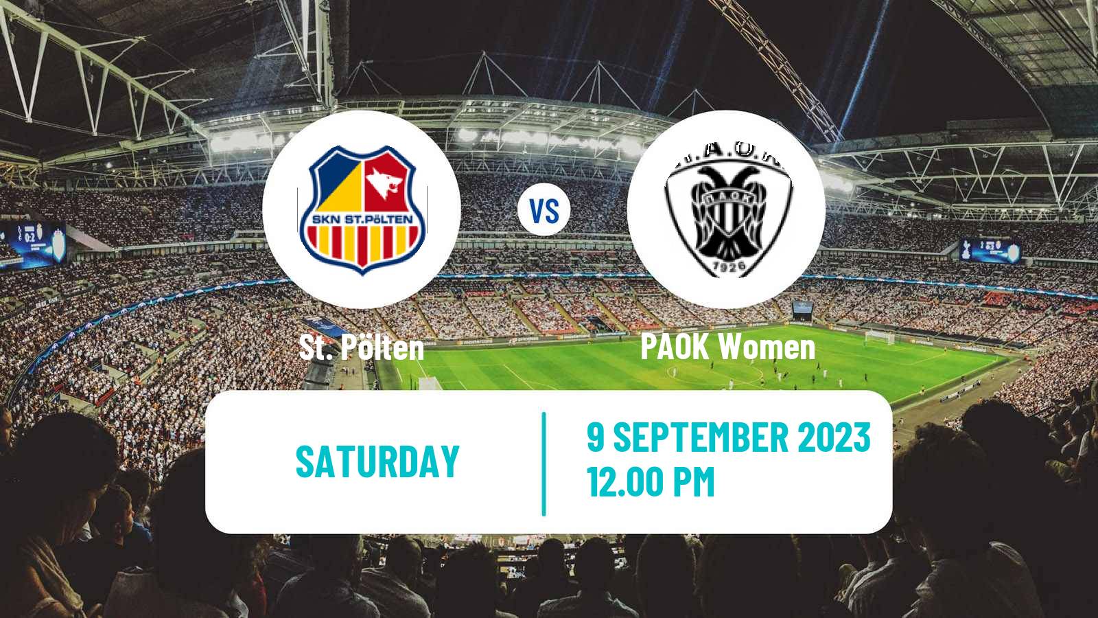 Soccer UEFA Champions League Women St. Pölten - PAOK