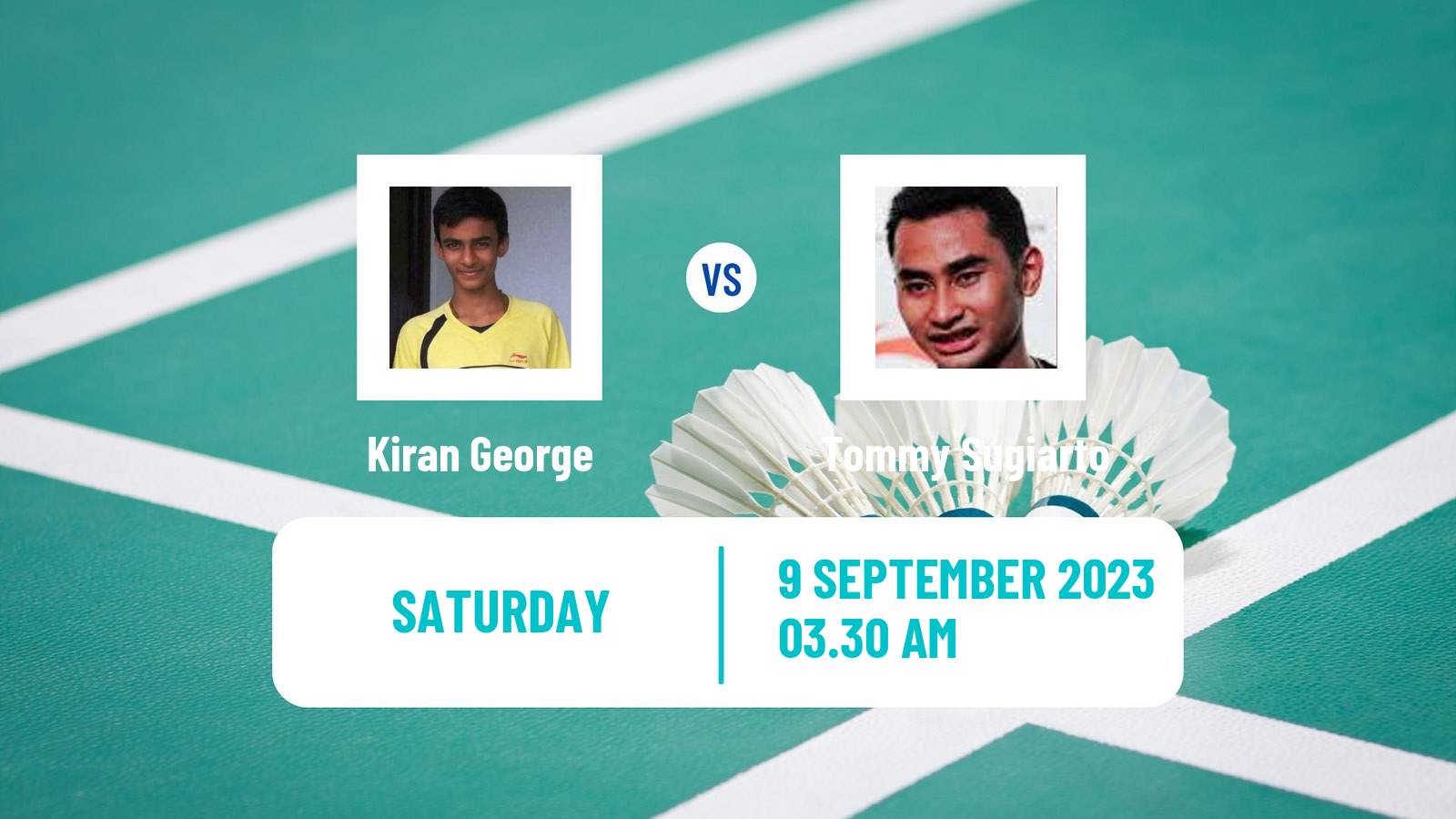Badminton BWF World Tour Indonesia Masters 2 Men Kiran George - Tommy Sugiarto