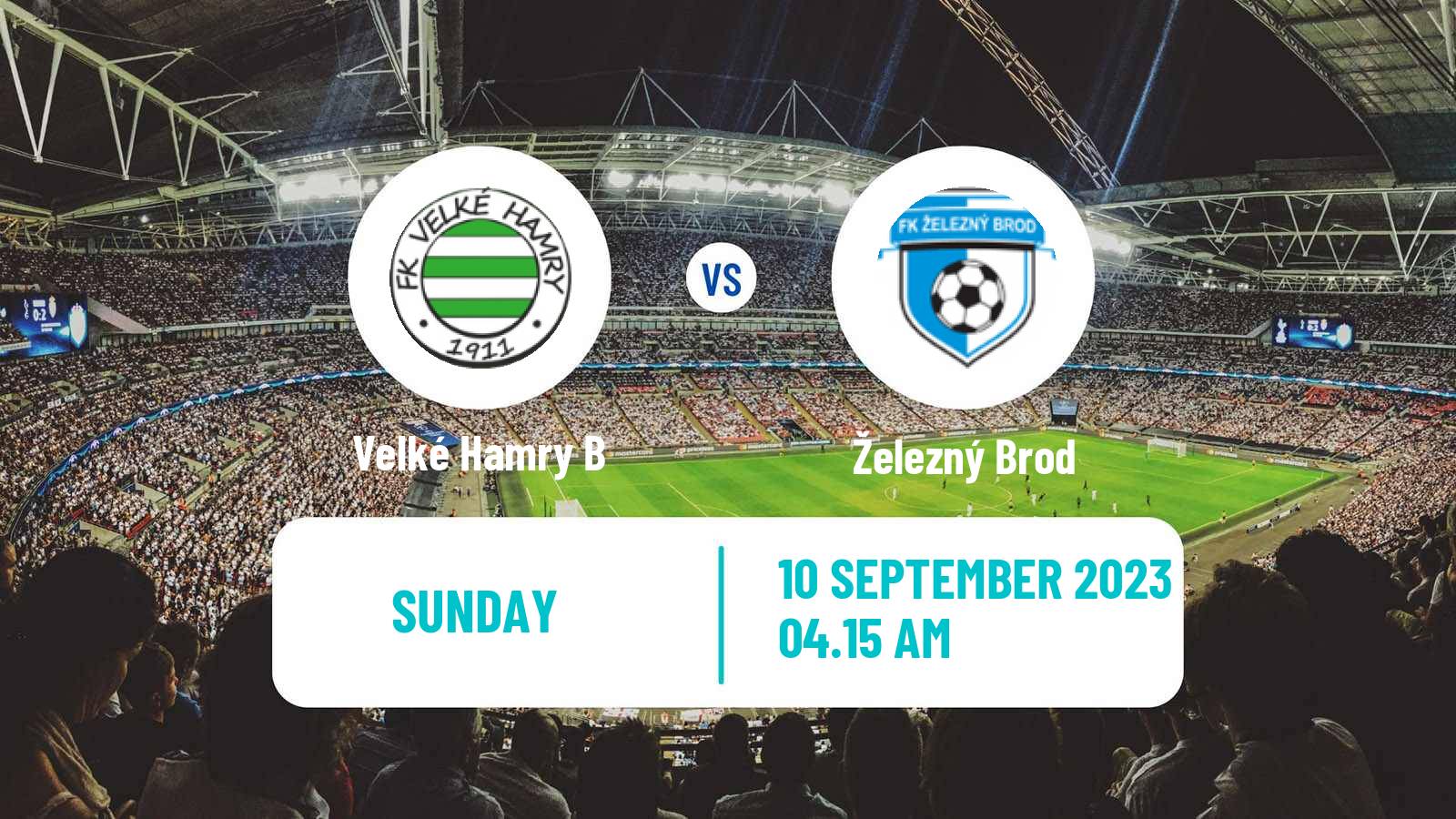 Soccer Czech Liberecky KP Velké Hamry B - Železný Brod