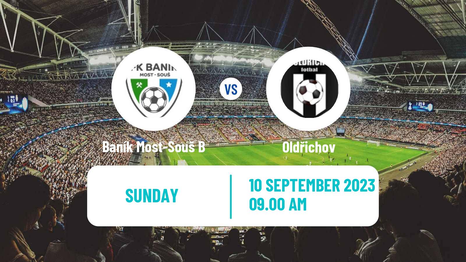 Soccer Czech Ustecky KP Baník Most-Souš B - Oldřichov