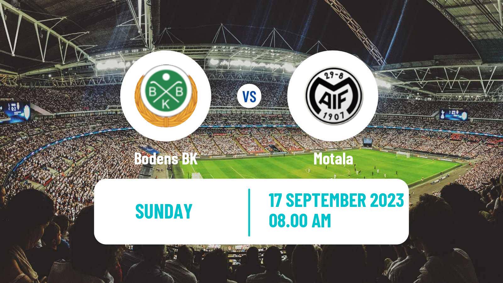 Soccer Swedish Division 1 Norra Boden - Motala