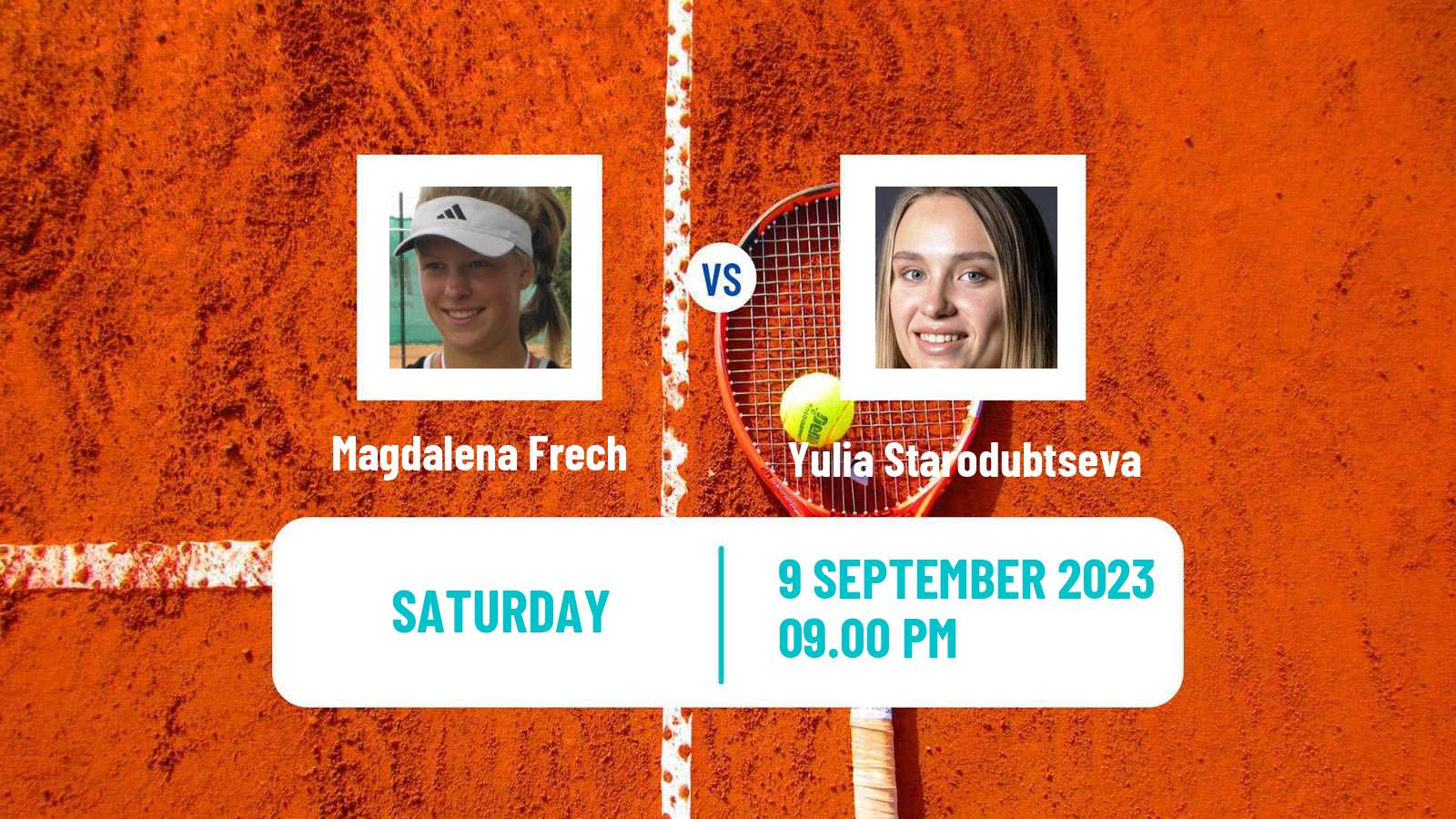 Tennis WTA San Diego Magdalena Frech - Yulia Starodubtseva