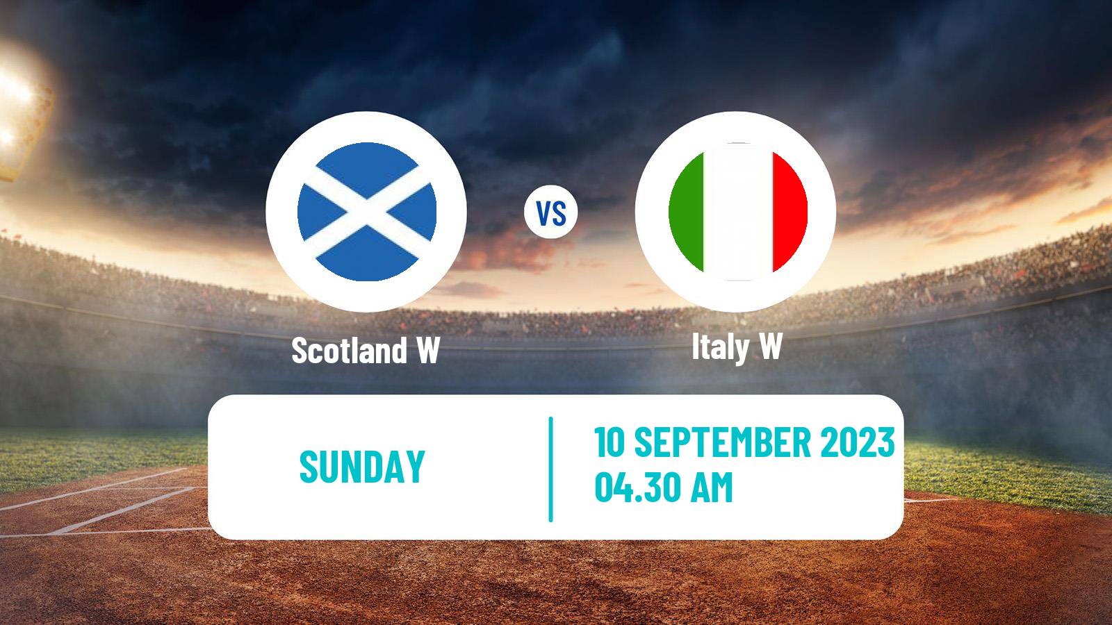 Cricket ICC World Twenty20 Women Scotland W - Italy W