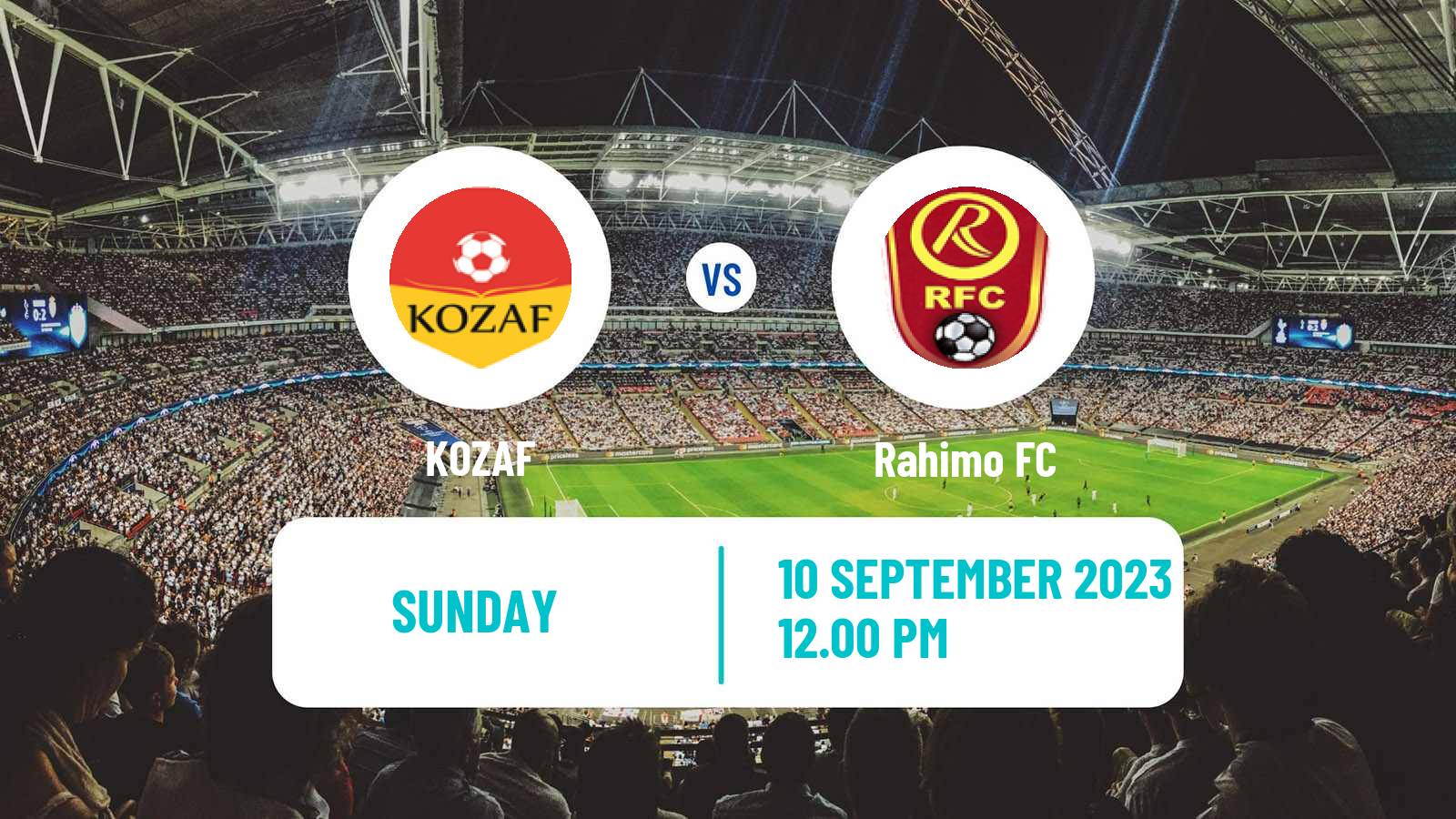 Soccer Burkina Faso Premier League KOZAF - Rahimo