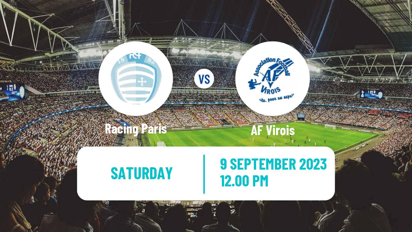 Soccer French National 2 - Group C Racing Paris - Virois