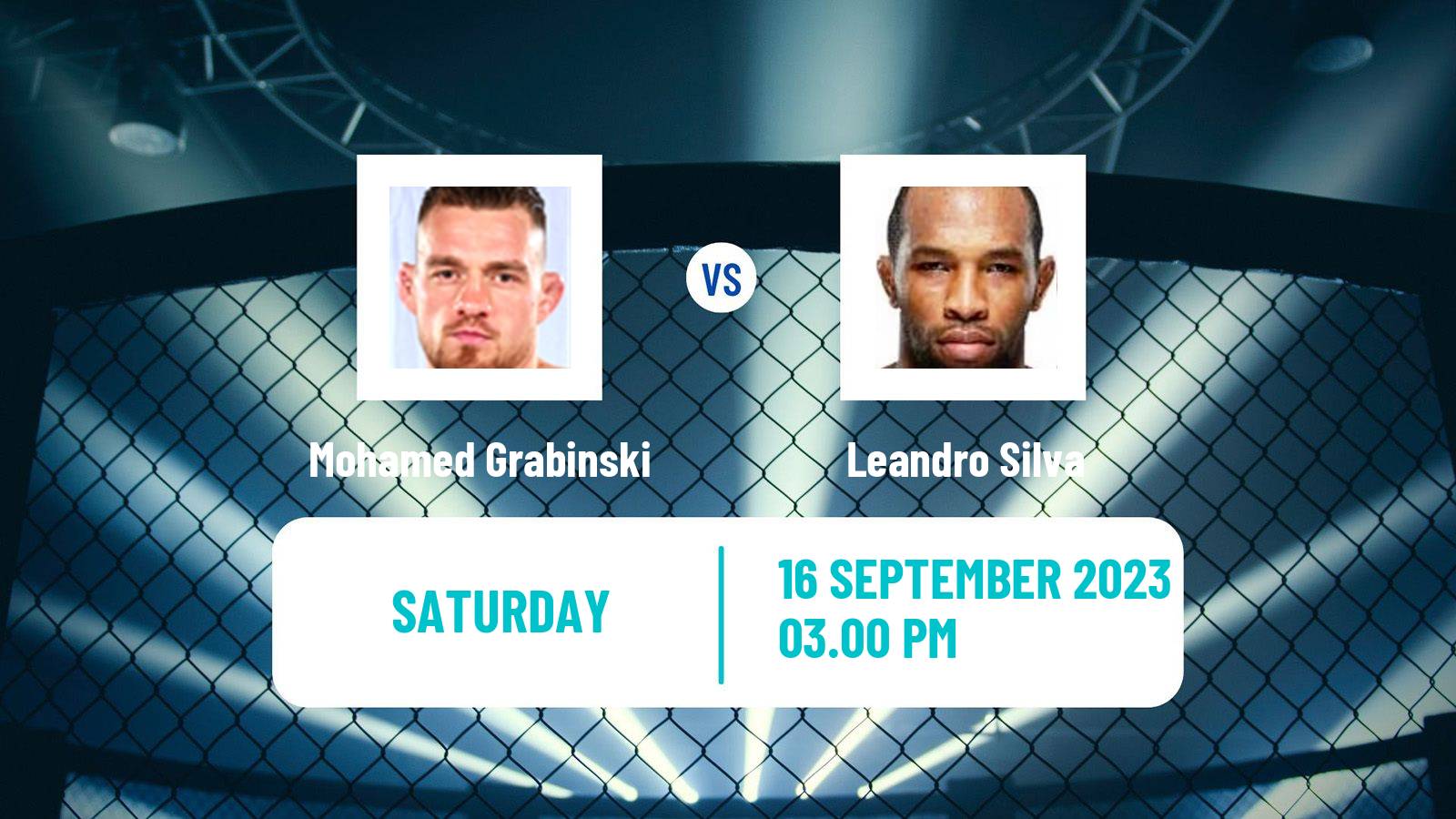 MMA Welterweight Oktagon Men Mohamed Grabinski - Leandro Silva