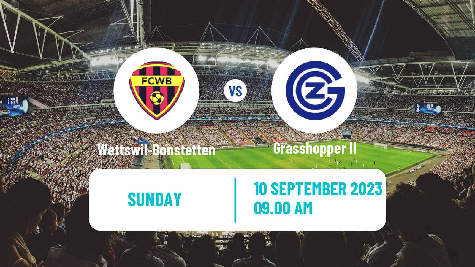 Soccer Swiss 1 Liga Classic Group 3 Wettswil-Bonstetten - Grasshopper II