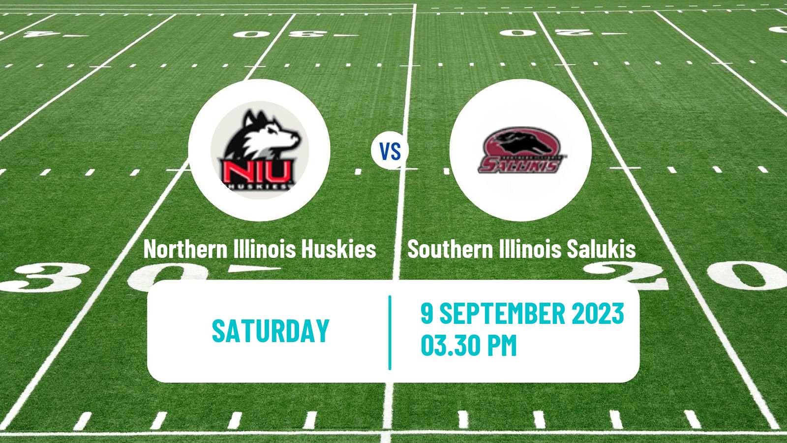 American football NCAA College Football Northern Illinois Huskies - Southern Illinois Salukis