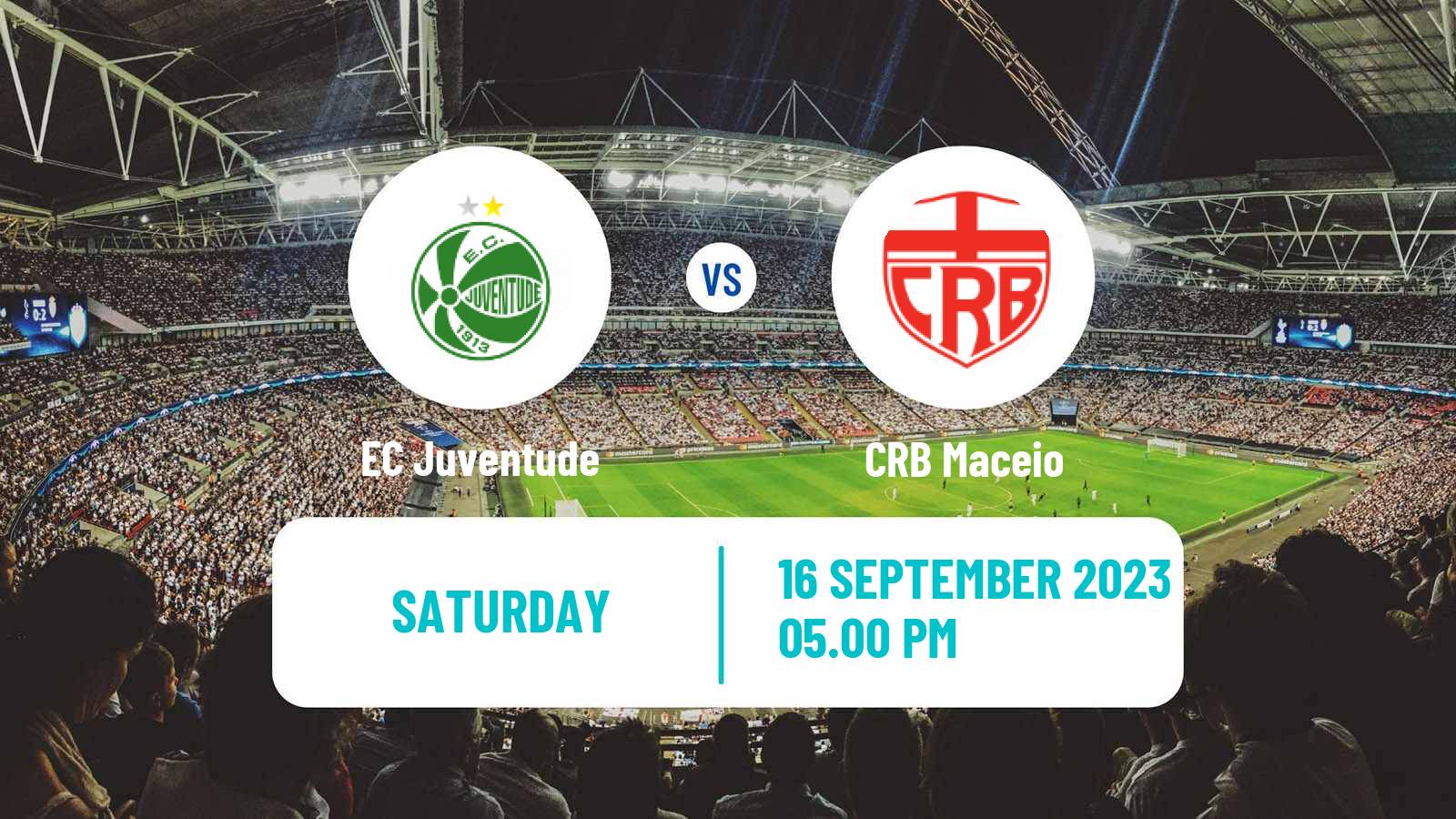 Soccer Brazilian Serie B Juventude - CRB Maceio