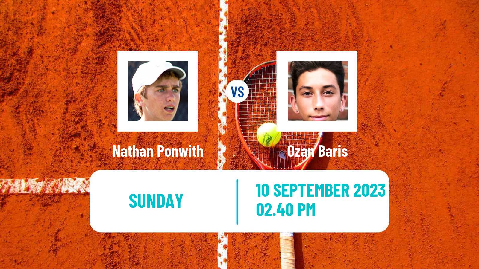 Tennis Cary 2 Challenger Men Nathan Ponwith - Ozan Baris
