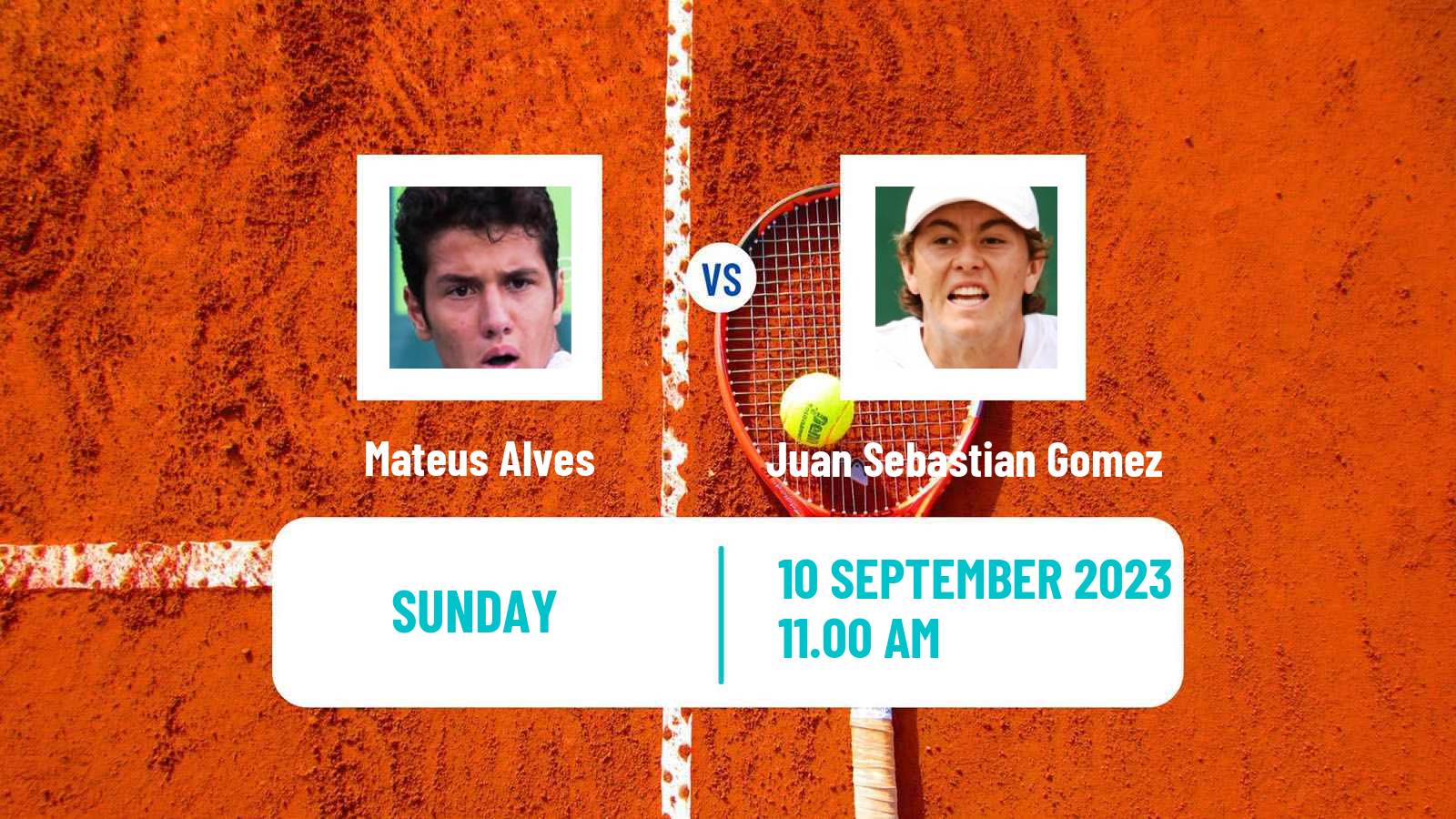Tennis Santa Cruz Challenger Men Mateus Alves - Juan Sebastian Gomez