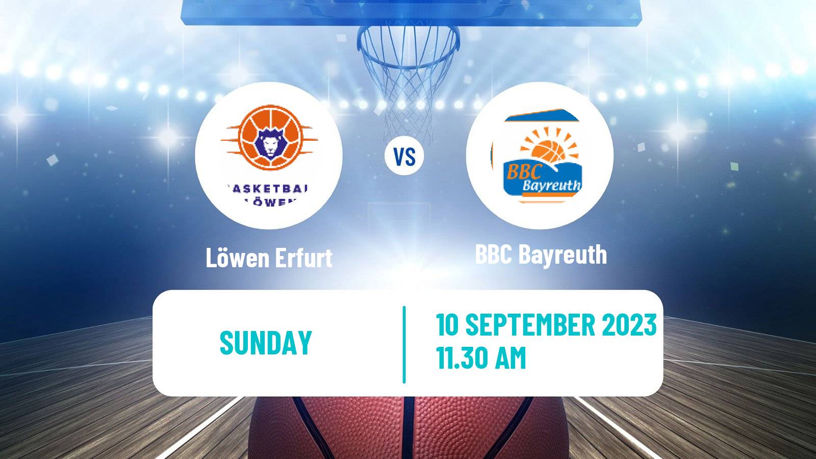Basketball Club Friendly Basketball Löwen Erfurt - BBC Bayreuth