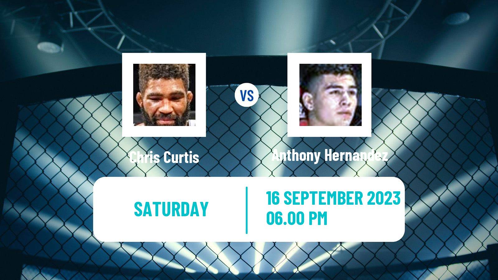 MMA Middleweight UFC Men Chris Curtis - Anthony Hernandez