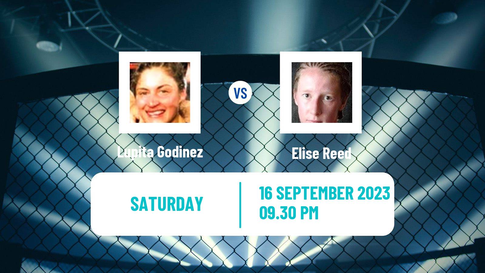 MMA Strawweight UFC Women Lupita Godinez - Elise Reed