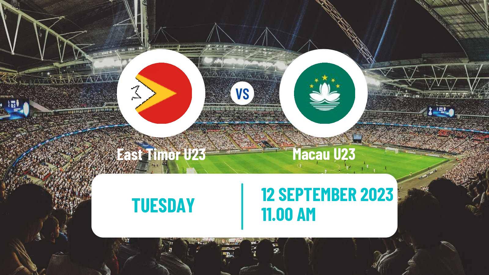 Soccer AFC Asian Cup U23 East Timor U23 - Macau U23