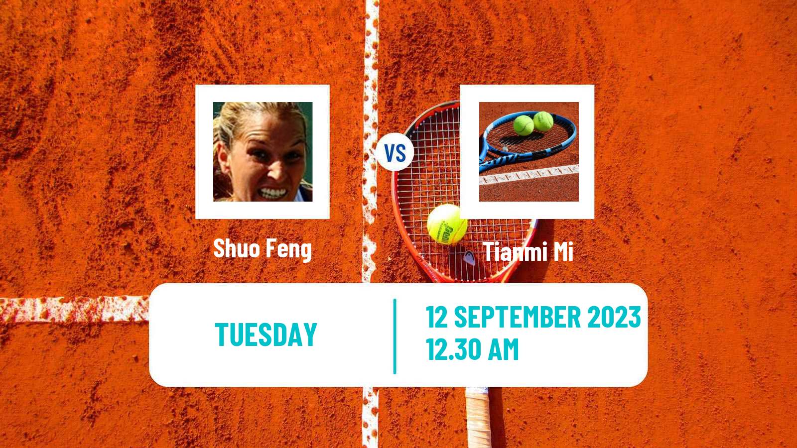Tennis ITF W25 Guiyang Women 2023 Shuo Feng - Tianmi Mi