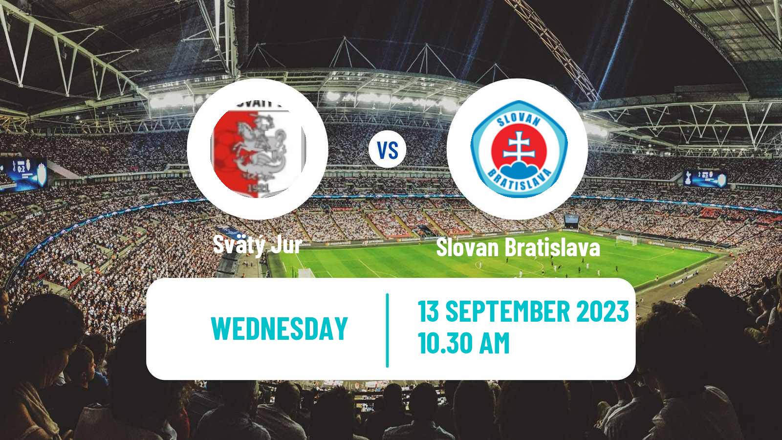 Football Slovak Cup Svätý Jur - Slovan Bratislava