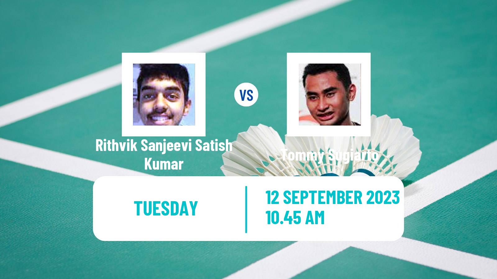 Badminton BWF World Tour Vietnam Open Men Rithvik Sanjeevi Satish Kumar - Tommy Sugiarto