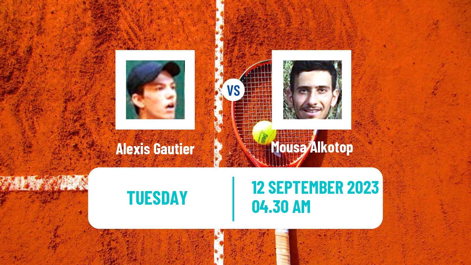 Tennis ITF M15 Monastir 37 Men Alexis Gautier - Mousa Alkotop