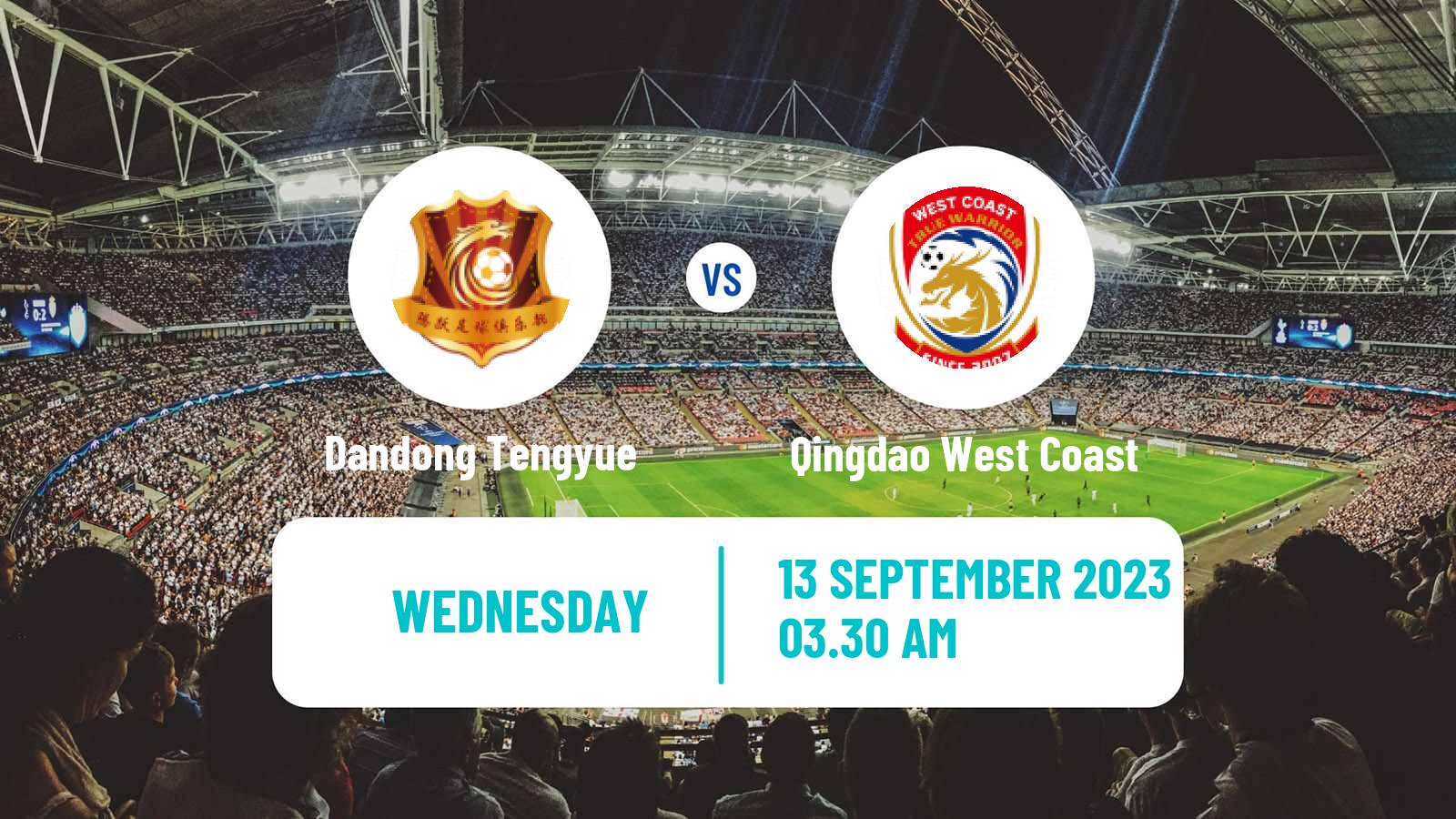 Soccer Chinese Jia League Dandong Tengyue - Qingdao West Coast