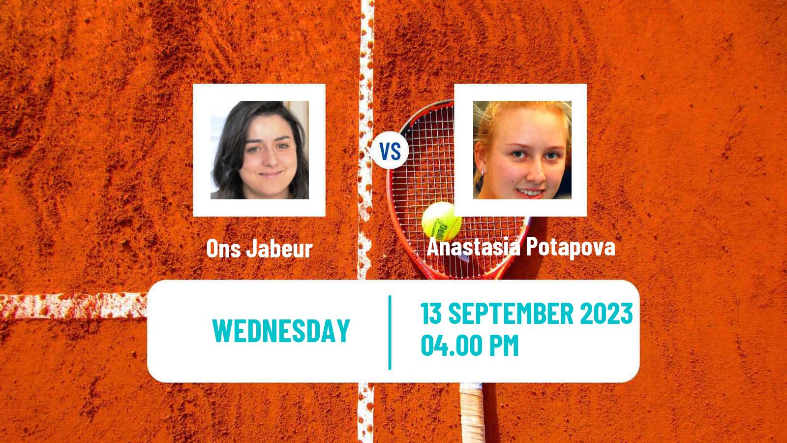 Tennis WTA San Diego Ons Jabeur - Anastasia Potapova