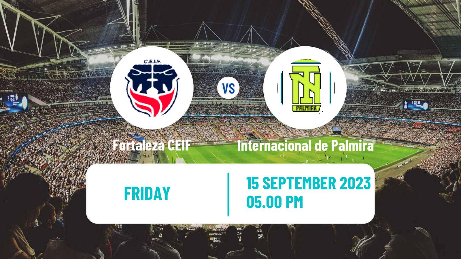 Soccer Colombian Primera B Fortaleza CEIF - Internacional de Palmira