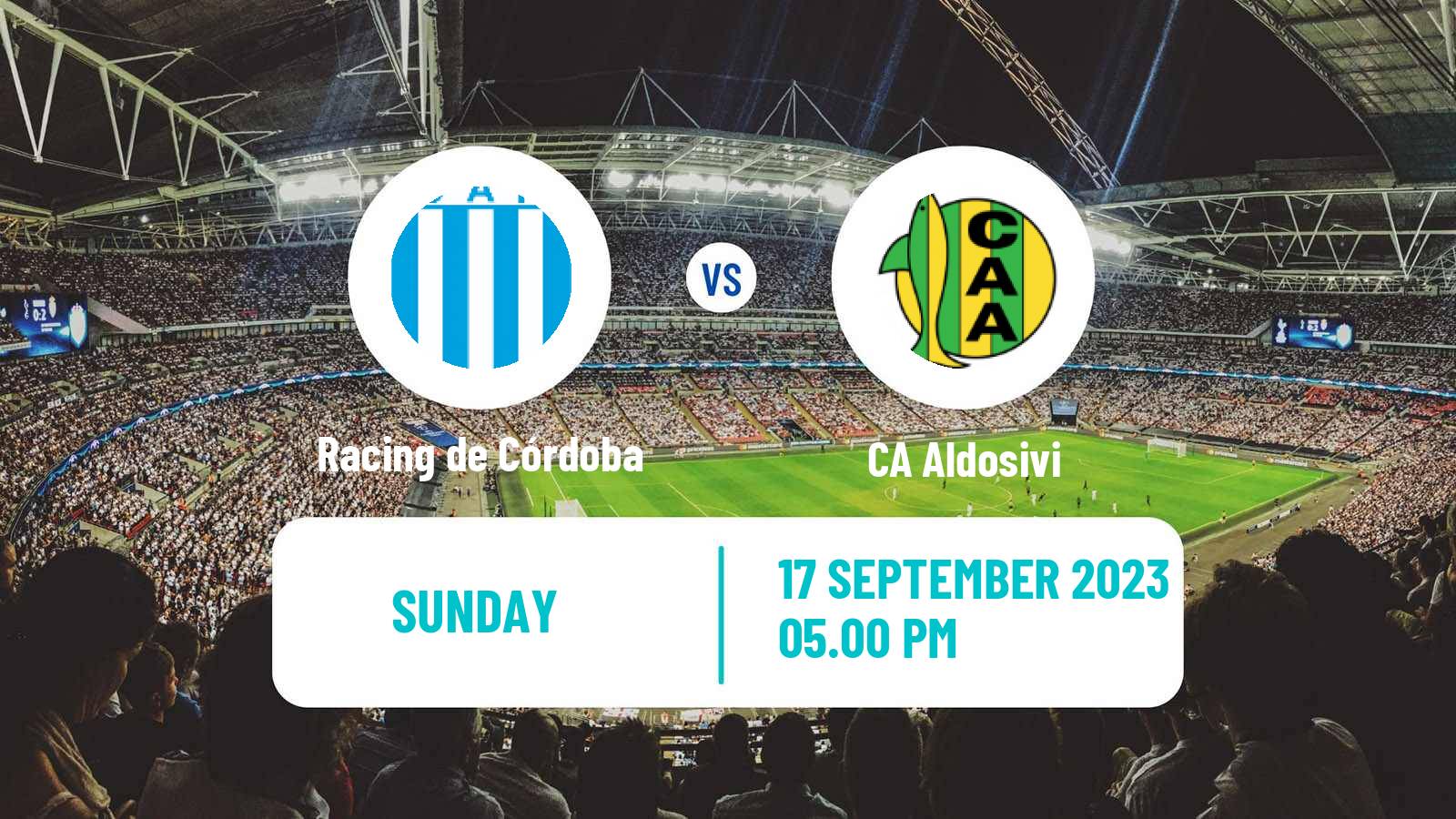 Soccer Argentinian Primera Nacional Racing de Córdoba - Aldosivi