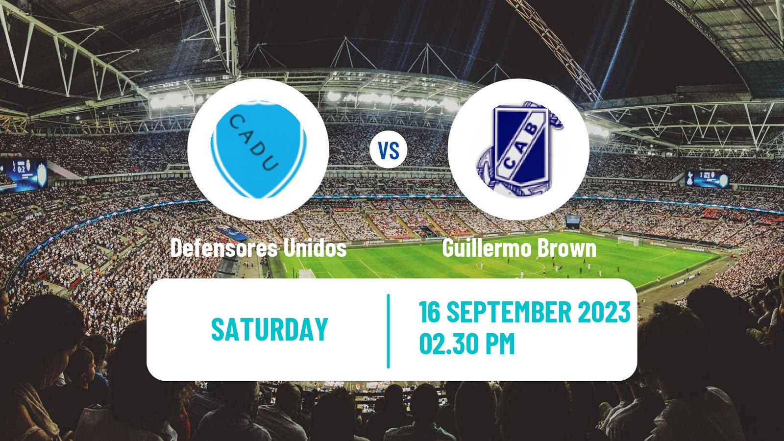 Soccer Argentinian Primera Nacional Defensores Unidos - Guillermo Brown