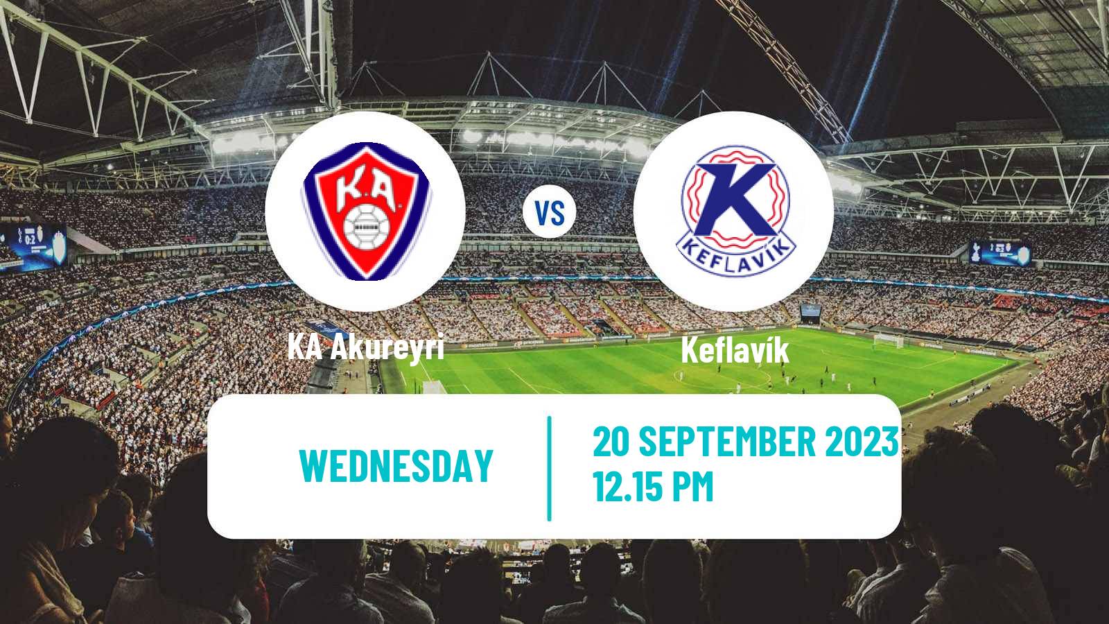 Football Icelandic Besta-deild karla KA Akureyri - Keflavík